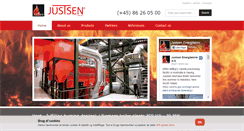 Desktop Screenshot of justsen.dk